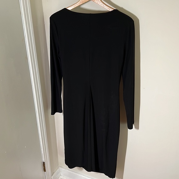 Beautiful Chaps by Ralph Lauren faux wrap dress with embellishment. - Picture 4 of 4
